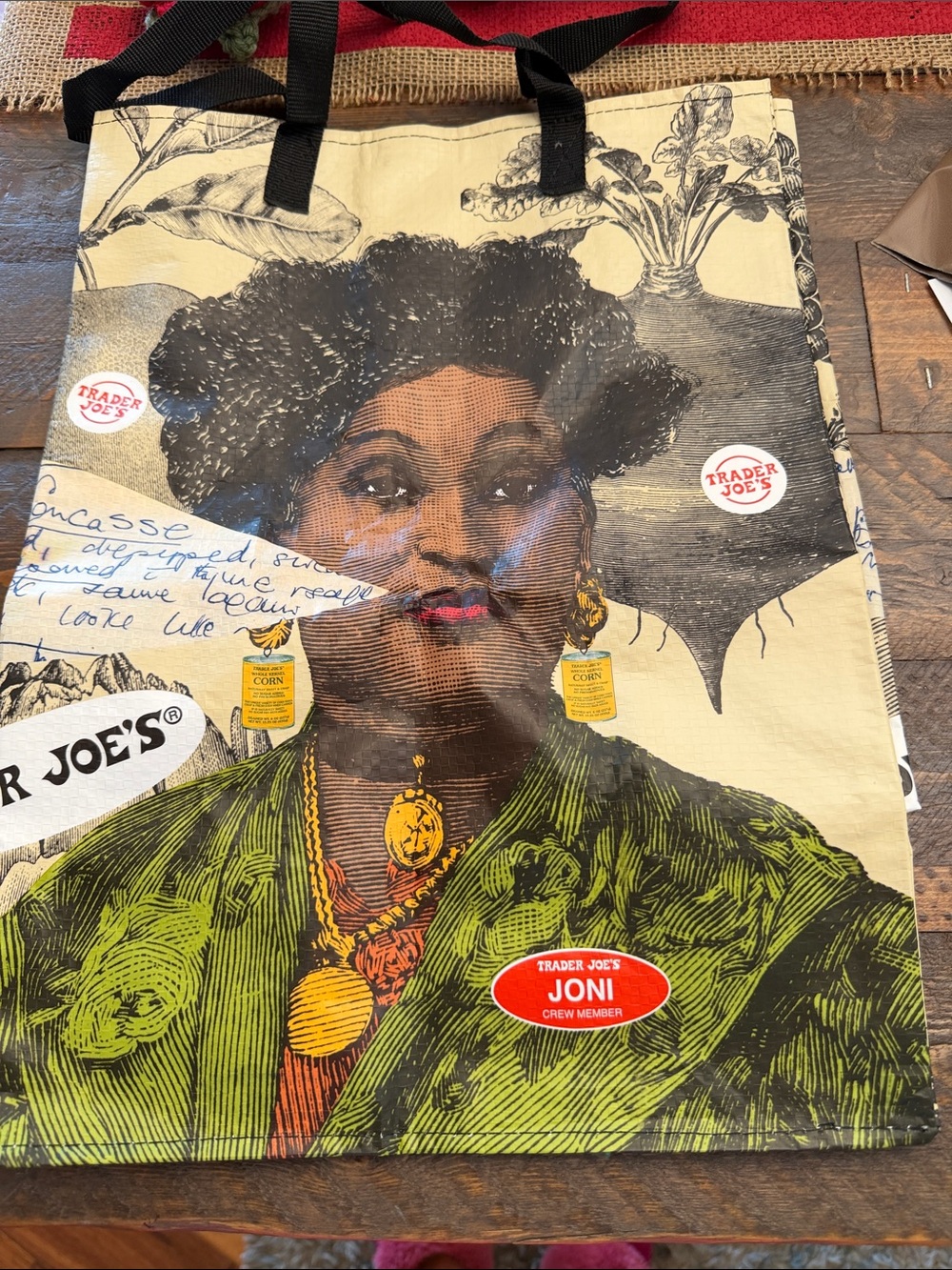 Trader Joe’s "Home Cooking with Joe" Collectible Reusable set of 2 – Joni/Jolene - Picture 2 of 12